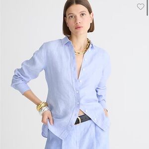 J Crew Slim-fit Baird McNutt Irish Linen Shirt